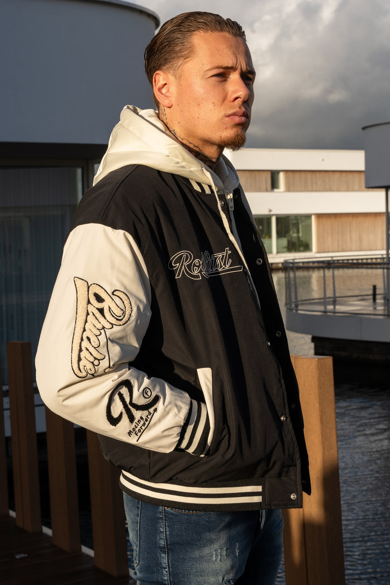 THE RELLFAST HOODED BASEBALL JACKET