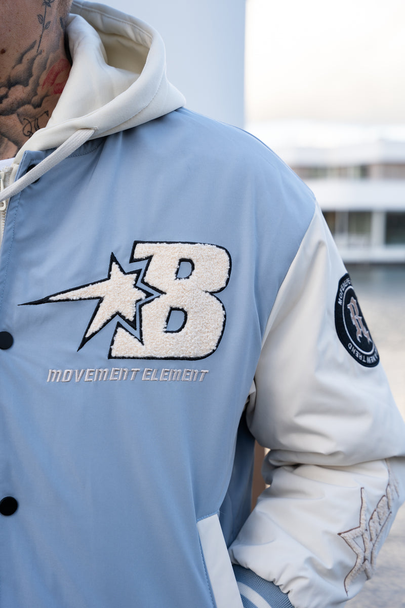 THE RELLFAST HOODED BASEBALL JACKET