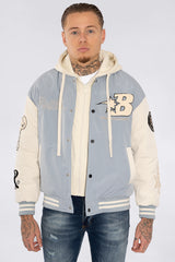 THE RELLFAST HOODED BASEBALL JACKET