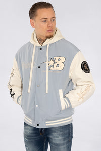 THE RELLFAST HOODED BASEBALL JACKET