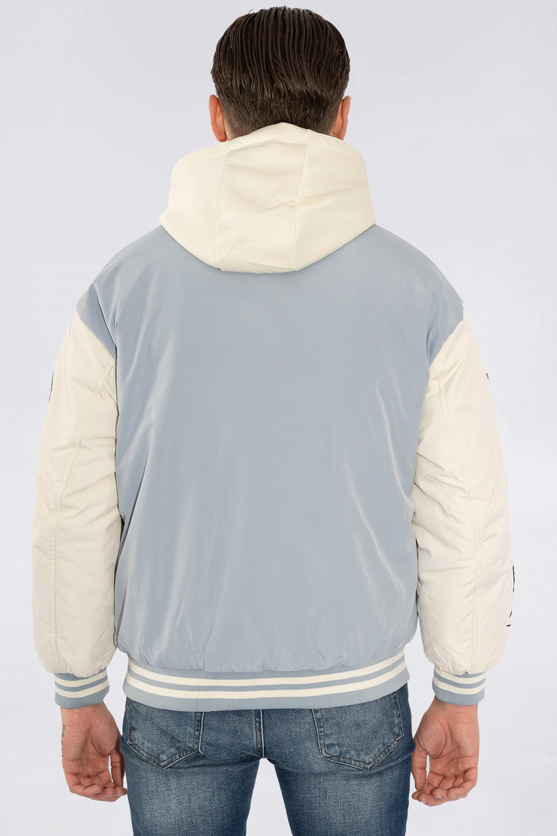 THE RELLFAST HOODED BASEBALL JACKET