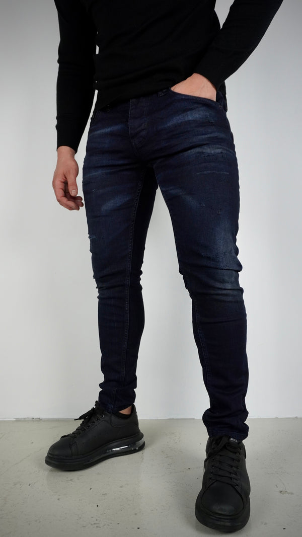 DutchVibes Plus Size 'Neptunus' Slim Fit Stretch Jeans Voor Heren