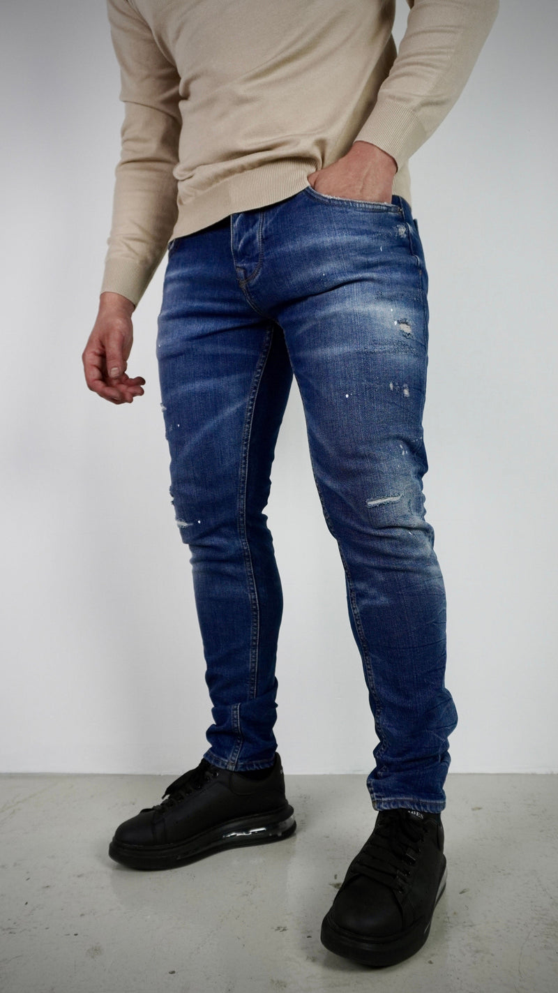 DutchVibes Plus Size Slim Fit Stretch Jeans Voor Heren - Triton