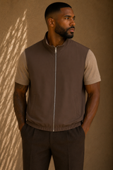 THE LINNEN DUBBELZIJDIG GILET