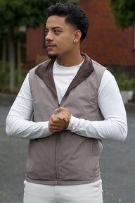 THE REVERSIBLE PADDED GILET