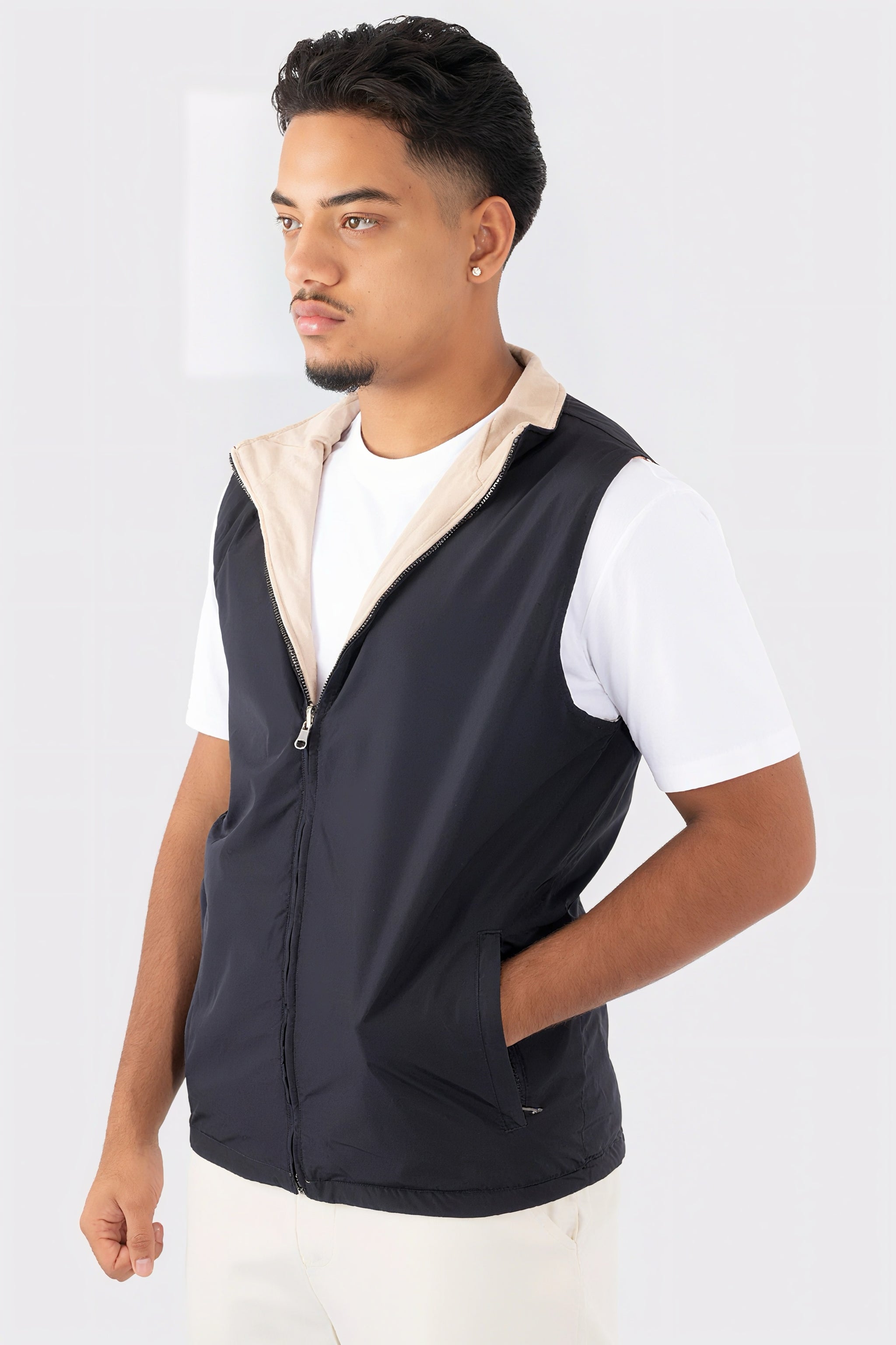 THE REVERSIBLE PADDED GILET
