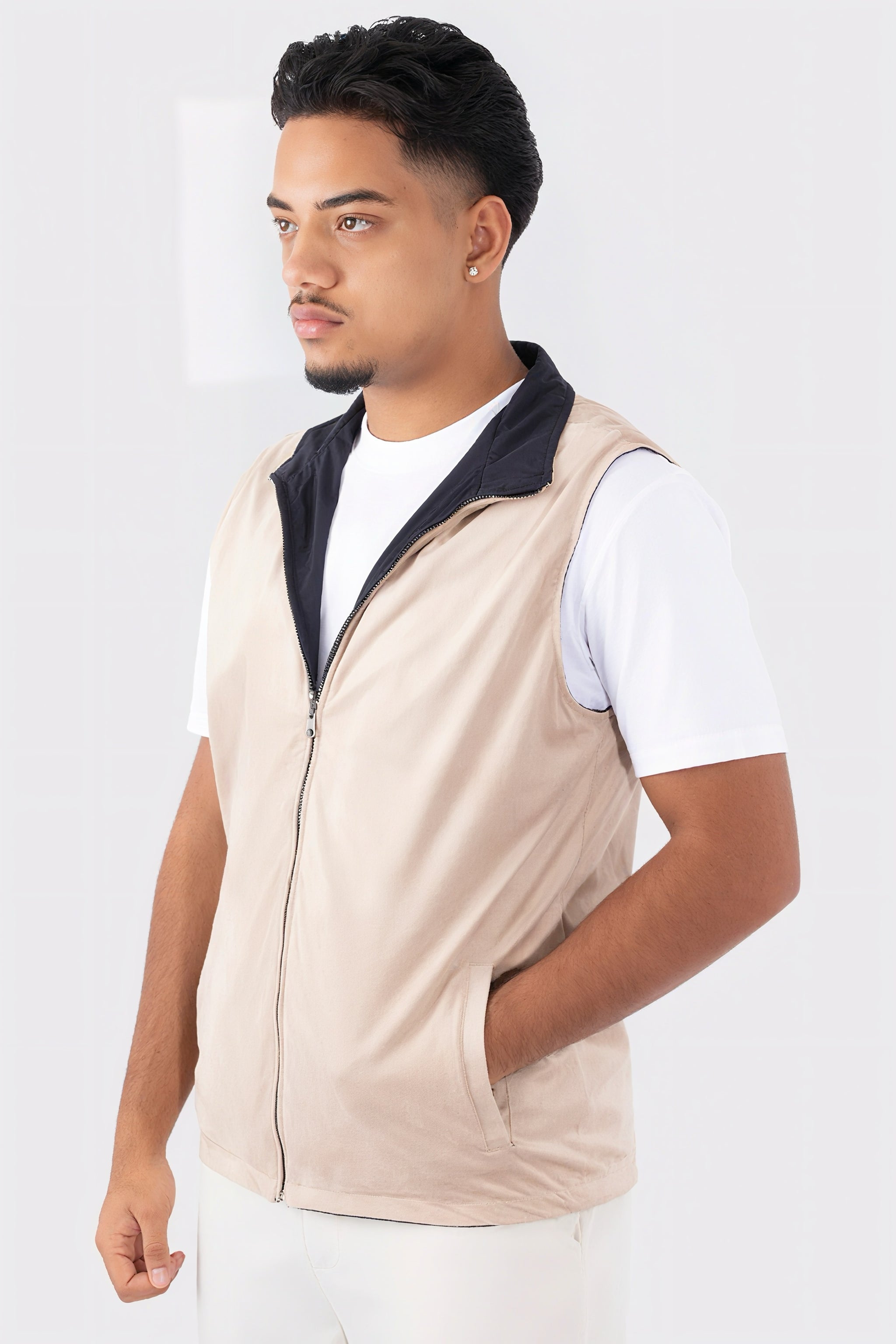 THE REVERSIBLE PADDED GILET