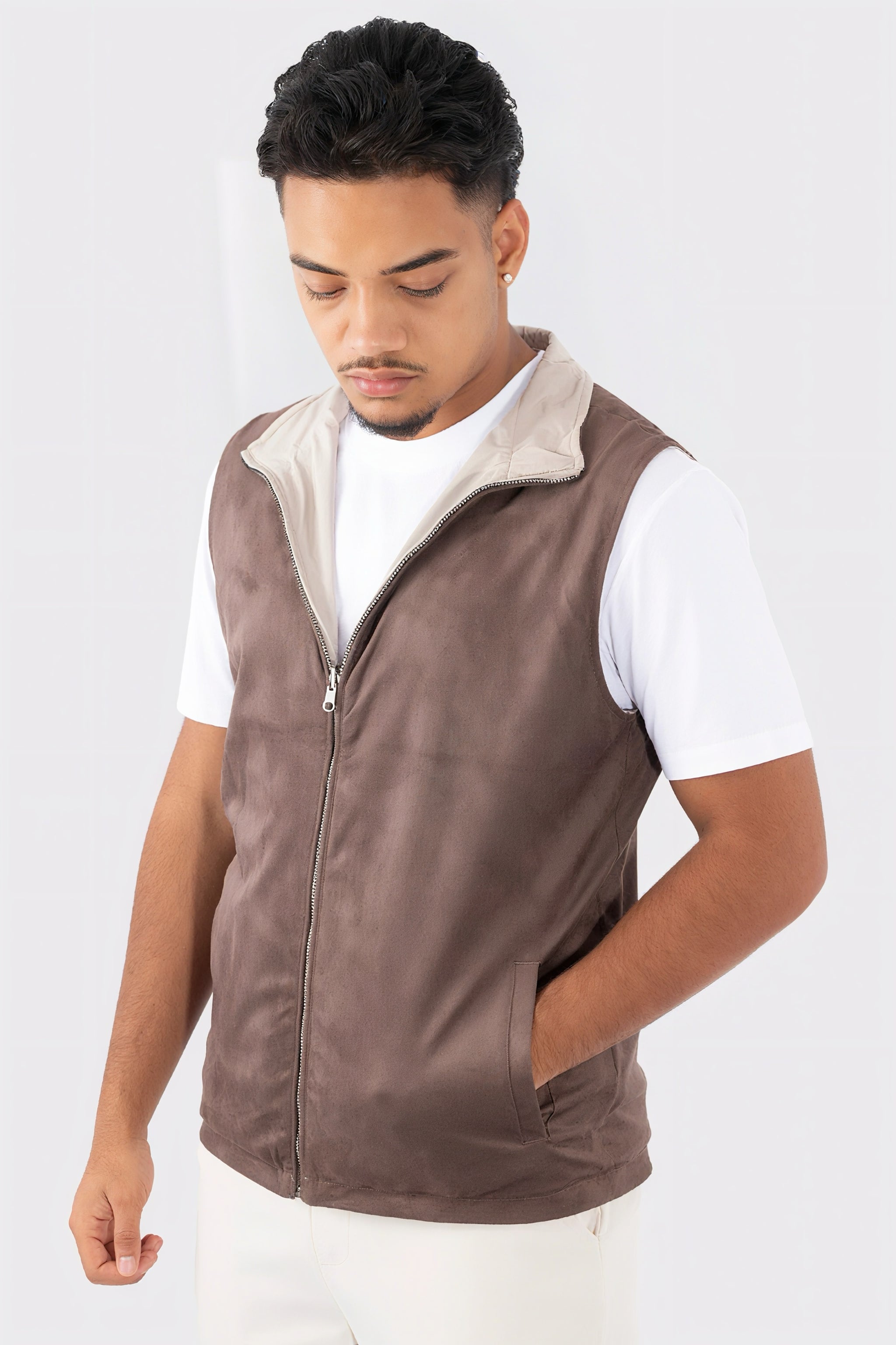THE REVERSIBLE PADDED GILET