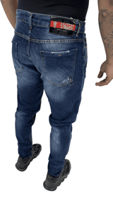 THE PISTONS BIG SIZE JEANS - SLIM FIT MET STRETCH (6829193265235)