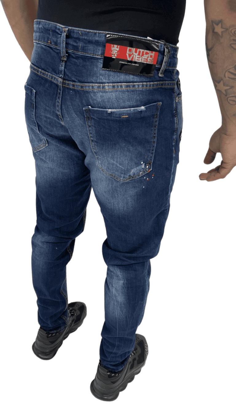 THE PISTONS BIG SIZE JEANS - SLIM FIT MET STRETCH (6829193265235)