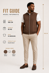 THE LINNEN DUBBELZIJDIG GILET