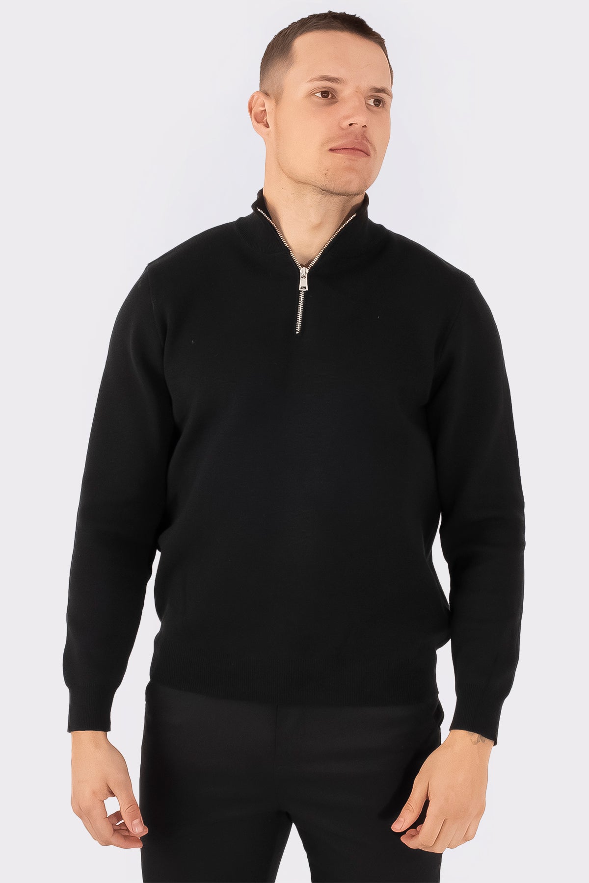 THE OSLO KNIT HALF-ZIP