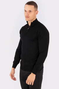 THE BARON ZIPPED TURTLENECK