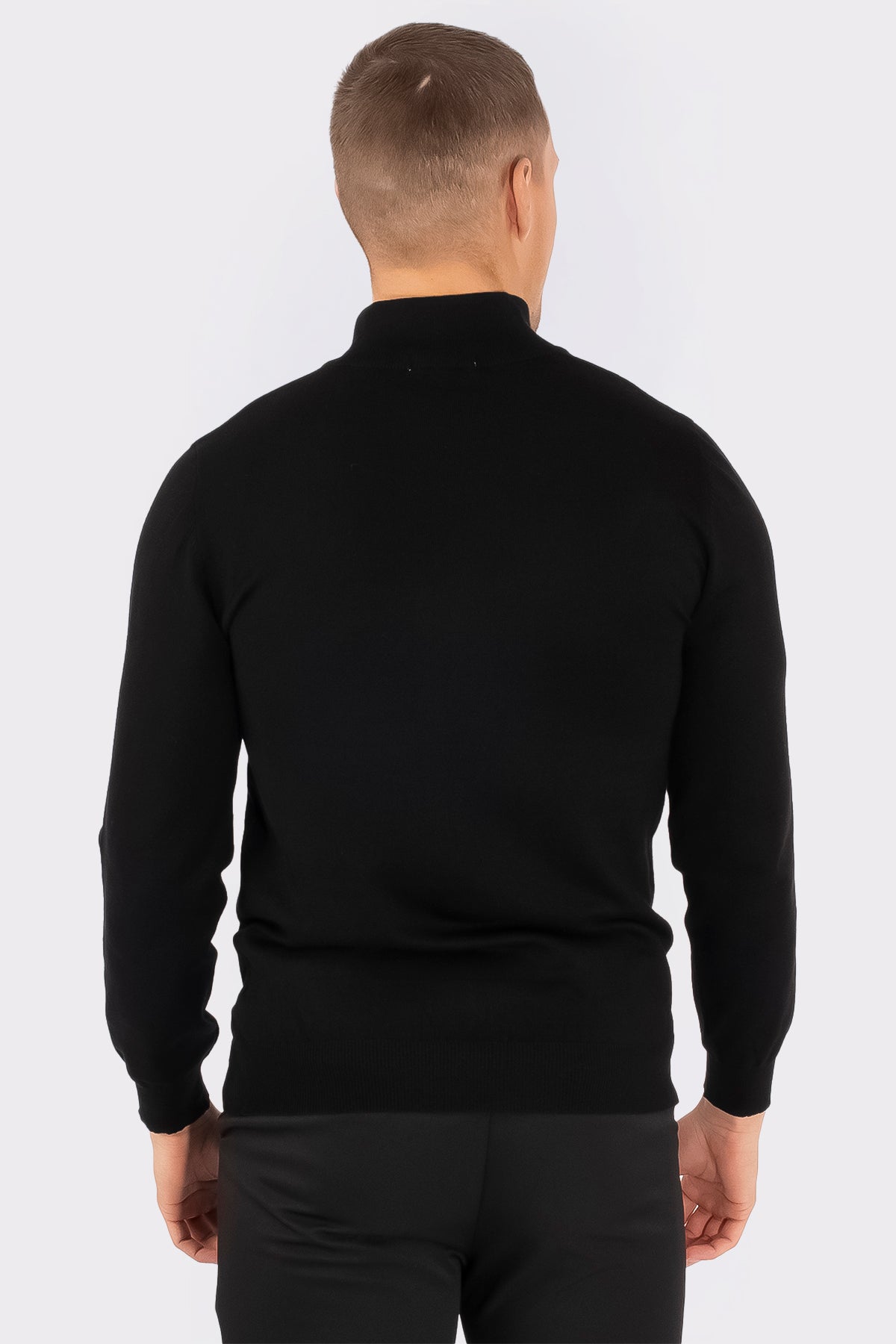 THE BARON ZIPPED TURTLENECK