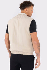 THE LINNEN REVERSIBLE GILET