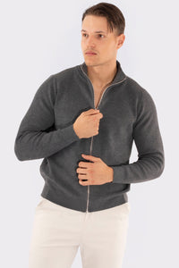 THE VALERIO FULL ZIP SWEATER