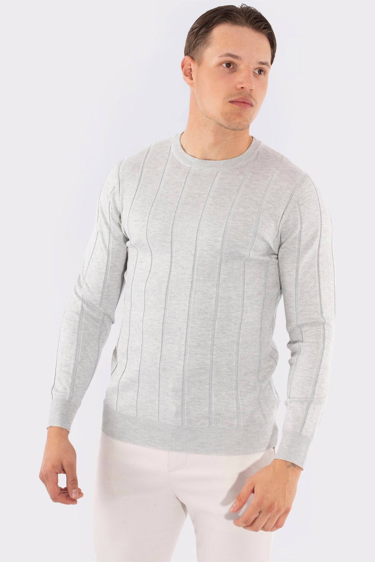 THE MAISON KNITTED CREWNECK SWEATER