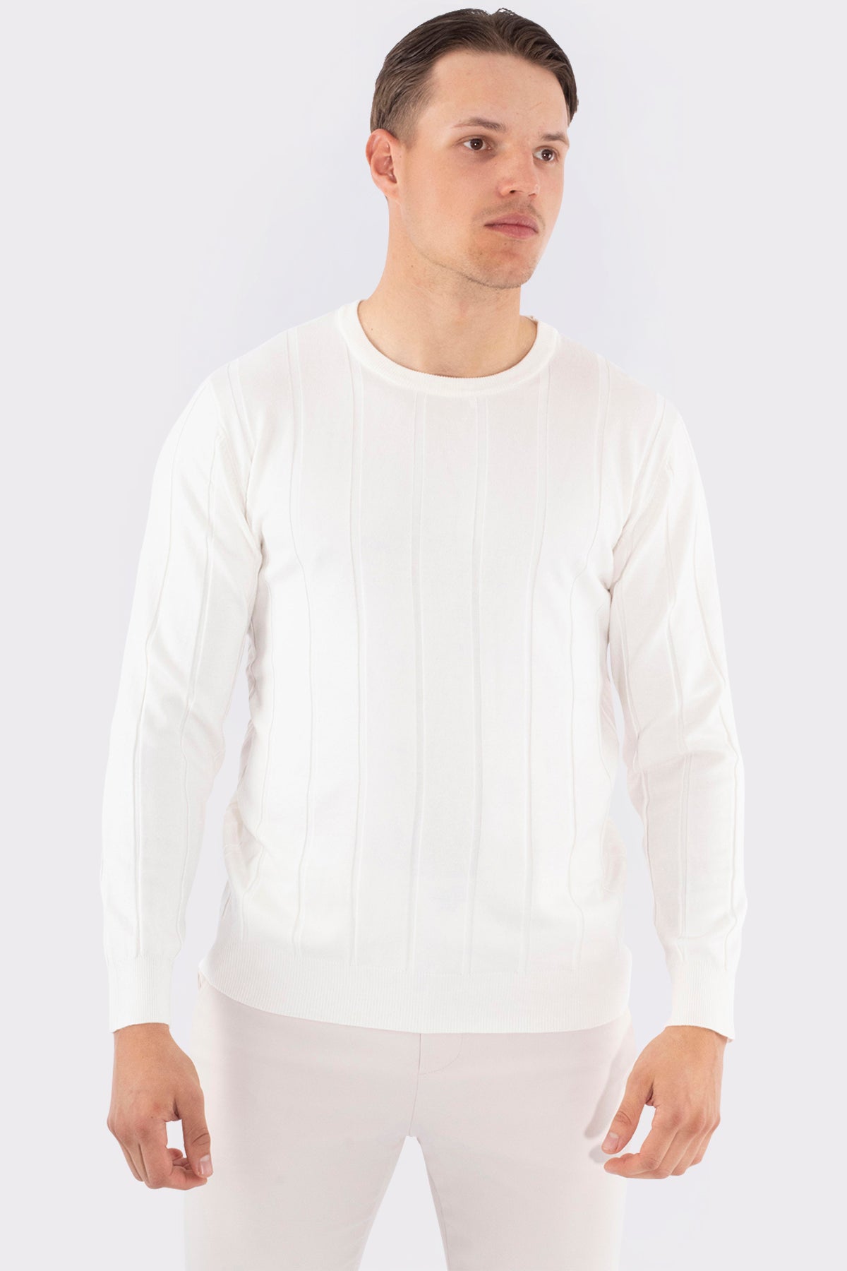 THE MAISON KNITTED CREWNECK SWEATER