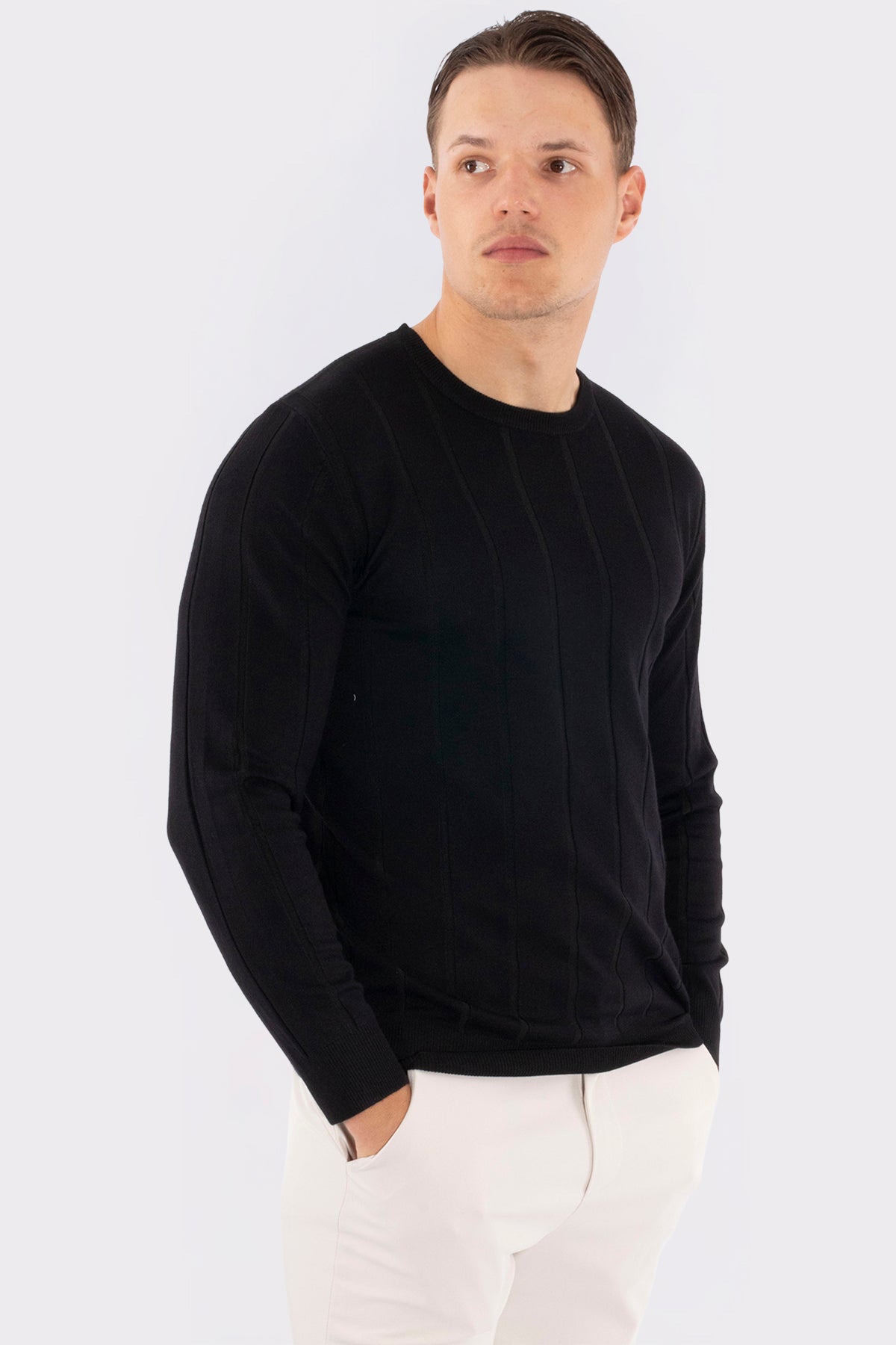THE MAISON KNITTED CREWNECK SWEATER