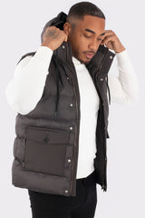THE TWO-TONE HOODED BODYWARMER