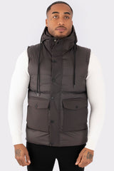 THE TWO-TONE HOODED BODYWARMER