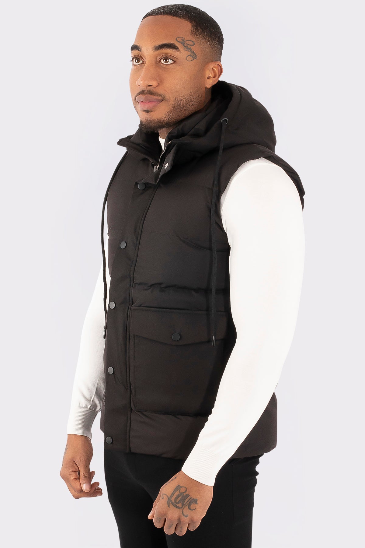 THE TWO-TONE HOODED BODYWARMER