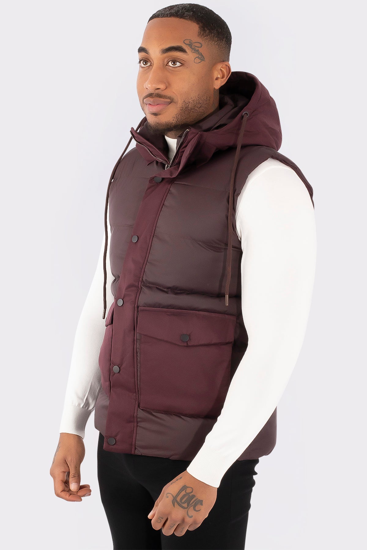 THE TWO-TONE HOODED BODYWARMER