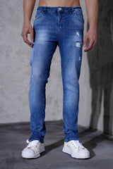 THE IKAO ZIPPED DENIM