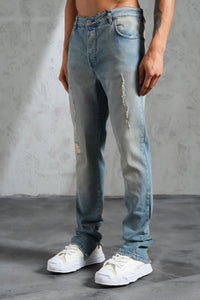THE IKAO ZIPPED DENIM