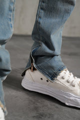 THE IKAO ZIPPED DENIM