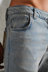 THE IKAO ZIPPED DENIM
