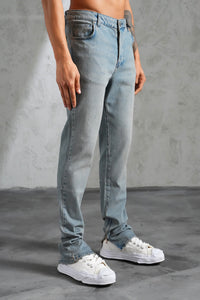 THE IKAO ZIPPED DENIM