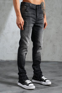 THE IKAO ZIPPED DENIM