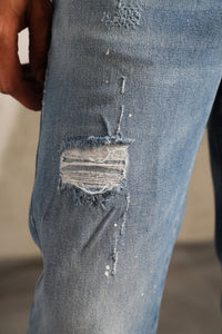 THE IKAO ZIPPED DENIM