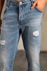 THE IKAO ZIPPED DENIM