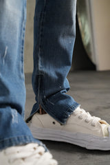 THE IKAO ZIPPED DENIM
