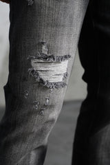 THE IKAO ZIPPED DENIM