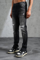 THE IKAO ZIPPED DENIM