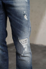 THE IKAO ZIPPED DENIM