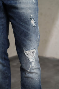 THE IKAO ZIPPED DENIM