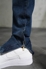 THE IKAO ZIPPED DENIM