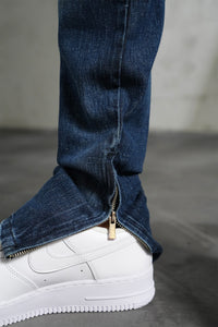 THE IKAO ZIPPED DENIM
