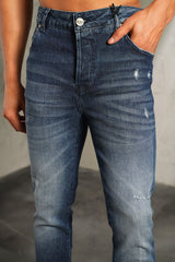 THE IKAO ZIPPED DENIM