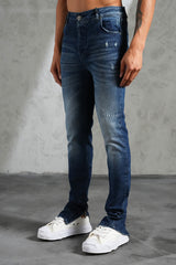 THE IKAO ZIPPED DENIM