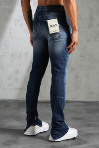 THE IKAO ZIPPED DENIM