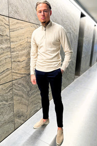 THE BARON ZIPPED TURTLENECK