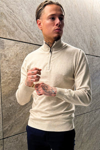 THE BARON ZIPPED TURTLENECK