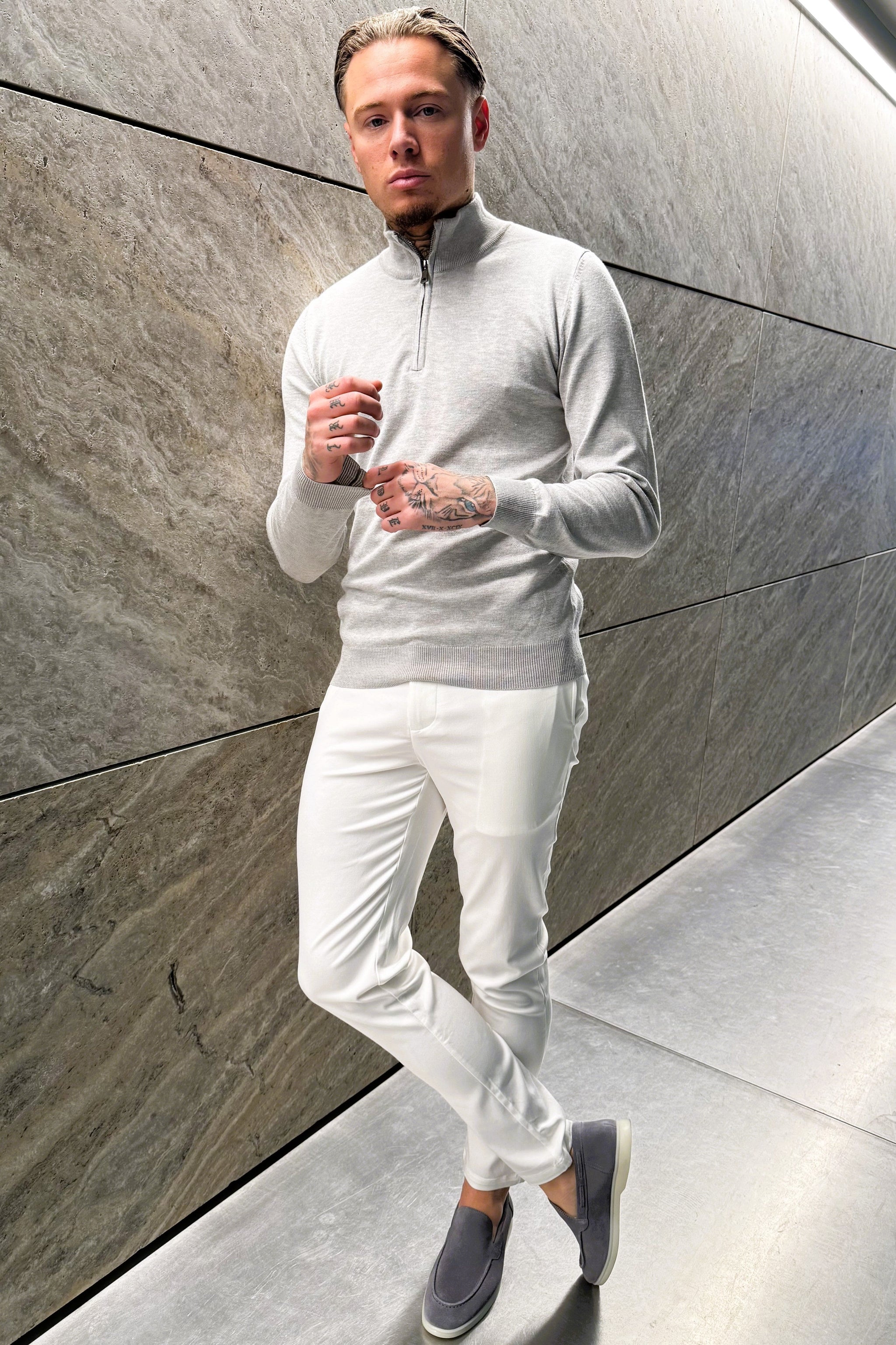 THE BARON ZIPPED TURTLENECK