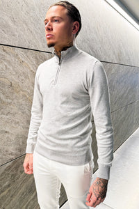 THE BARON ZIPPED TURTLENECK