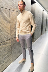 THE BARON ZIPPED TURTLENECK